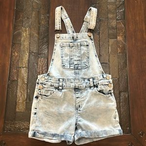 Justice Blue Jean Shortalls